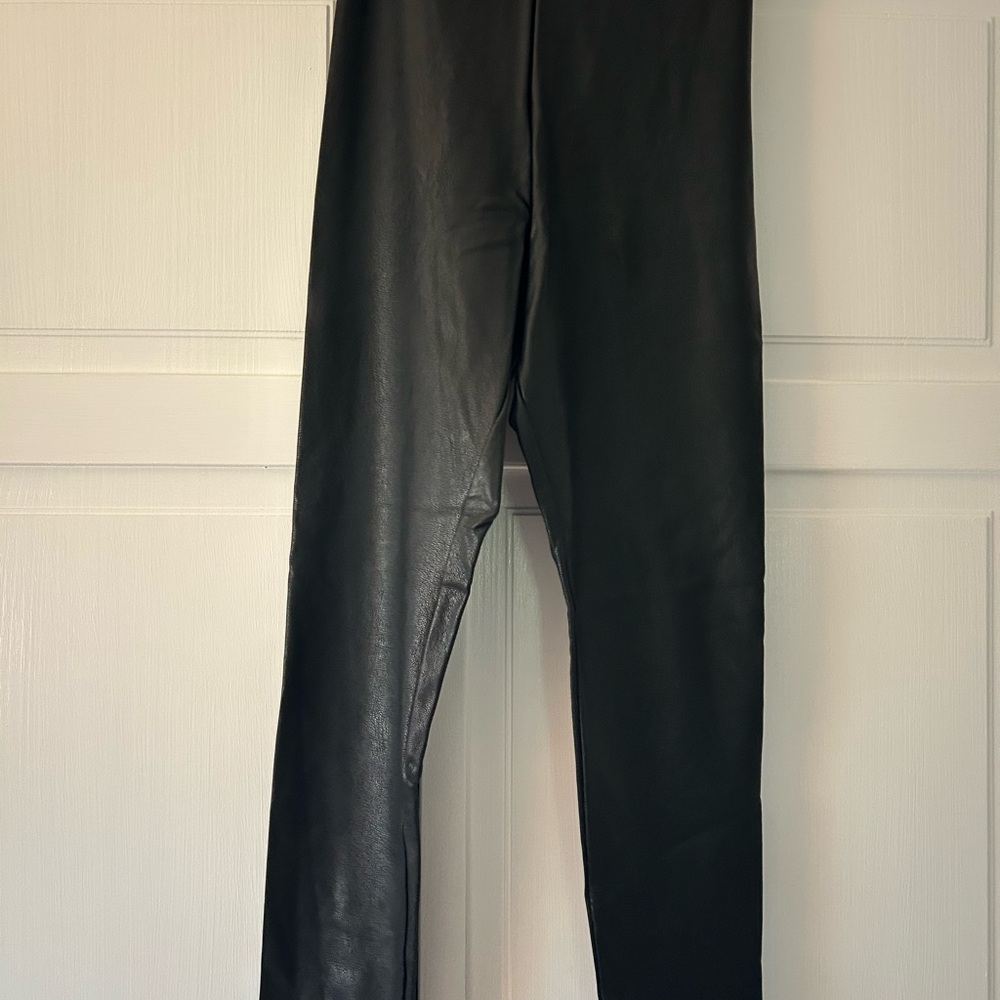Commando Black Faux Leather Leggings